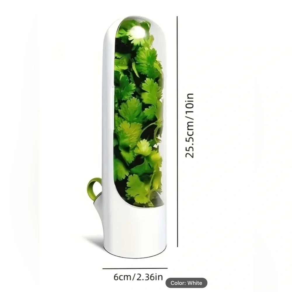 New! White Herb Saver Best Keeper for Freshest Produce - Innovation that Works